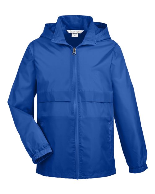 Team 365 Youth Zone Protect Lightweight Jacket - Sport Royal Front
