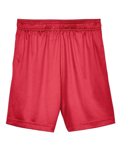 Team 365 Youth Zone Performance Shorts - Sport Red Front