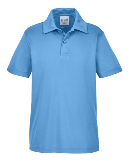 Team 365 Youth Zone Performance Polo - Sport Light Blue Front