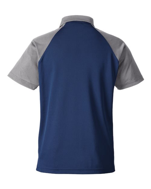Team 365 Men's Command Snag-Protection Colorblock Polo - Back