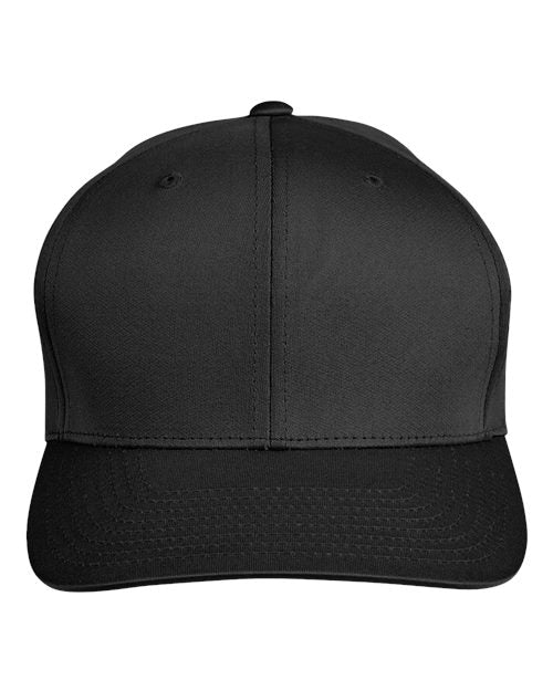 Team 365 Youth Zone Performance Cap by Yupoong® - Black Front