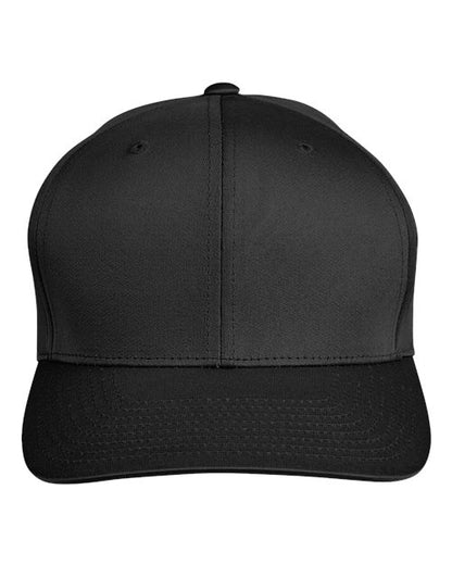 Team 365 Youth Zone Performance Cap by Yupoong® - Black Front