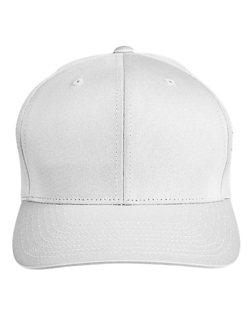Team 365 Youth Zone Performance Cap by Yupoong® - White Front
