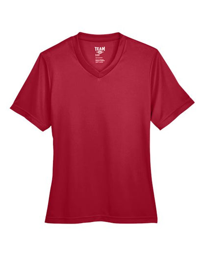 Team 365 Women's Zone Performance T-Shirt - Sport Scarlet Red Front