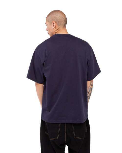 Unisex Max Heavyweight Tee - Navy Back