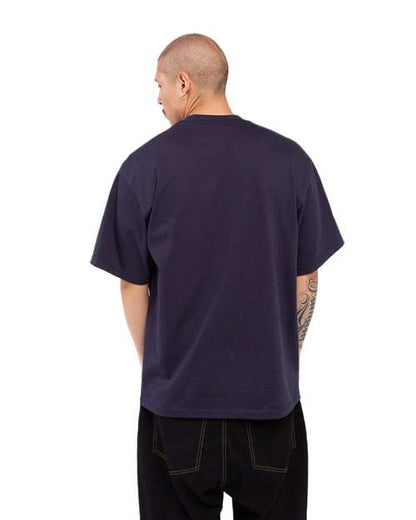 Unisex Max Heavyweight Tee - Navy Back