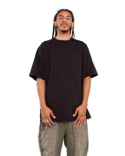 Unisex Max Heavyweight Garment-Dyed Tee - Black Front