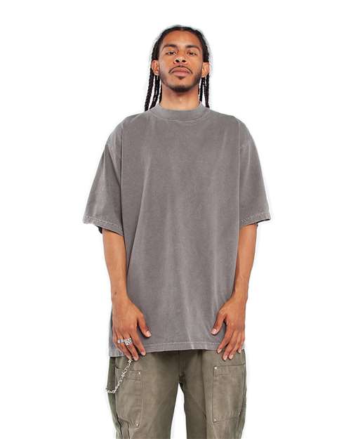 Unisex Max Heavyweight Garment-Dyed Tee - Cement Front