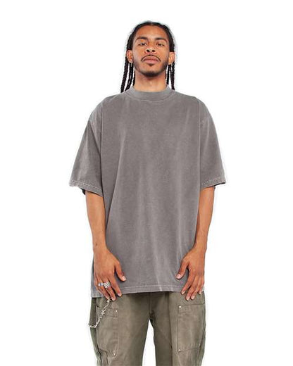 Unisex Max Heavyweight Garment-Dyed Tee - Cement Front