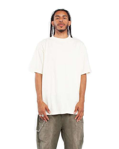 Unisex Max Heavyweight Garment-Dyed Tee - Cream Front
