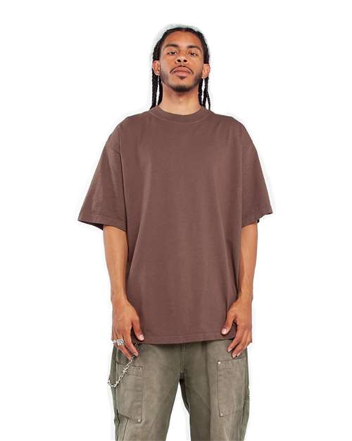 Unisex Max Heavyweight Garment-Dyed Tee - Mocha Front
