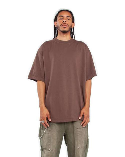 Unisex Max Heavyweight Garment-Dyed Tee - Mocha Front