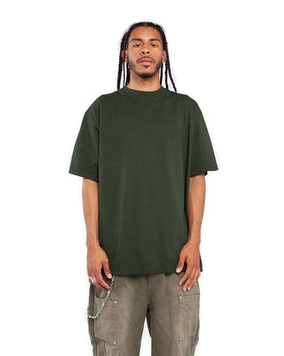 Unisex Max Heavyweight Garment-Dyed Tee - Moss Front