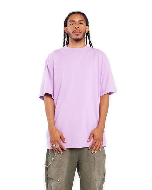 Unisex Max Heavyweight Garment-Dyed Tee - Pastel Purple Front