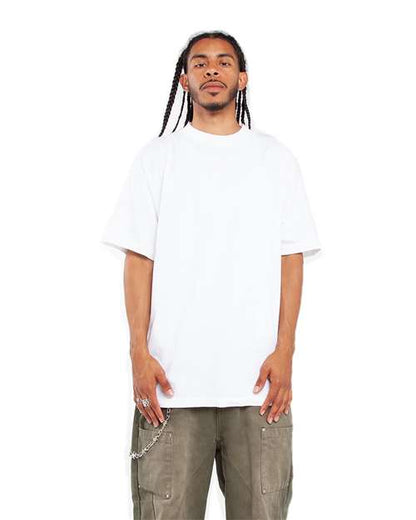 Unisex Max Heavyweight Garment-Dyed Tee - White Front