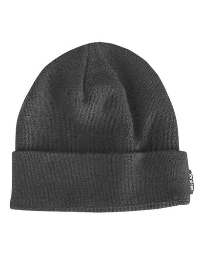 DRI DUCK Basecamp Performance Cuffed Beanie - Charcoal Front