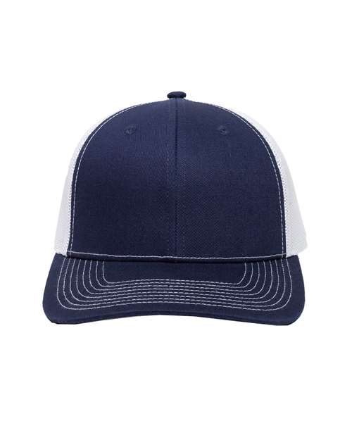 Outdoor Cap Trucker Cap - Navy/ White Front