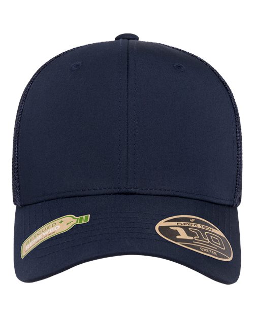 Flexfit 110® Recycled Mesh Cap - Navy Front