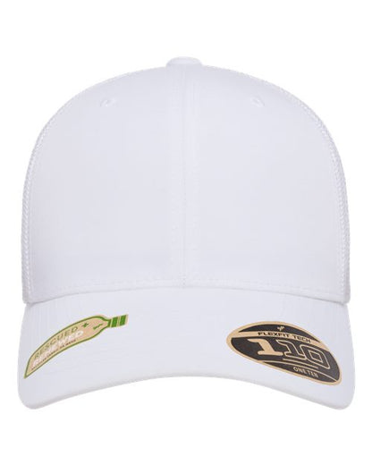 Flexfit 110® Recycled Mesh Cap - White Front