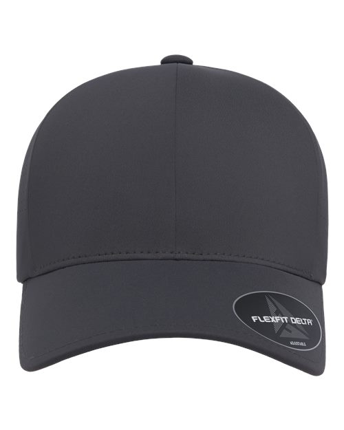 Flexfit Delta® Snapback Perforated Cap - Dark Grey Front