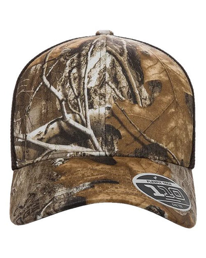 Flexfit 110® Mesh-Back Cap - Realtree Edge/ Brown Front