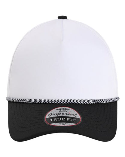 Imperial The Wrightson Cap - White/ Black/ Black/ White Front