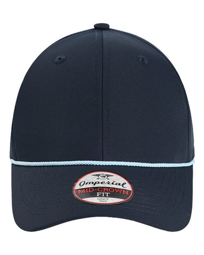 Imperial The Wingman Cap - Navy/ Light Blue Front
