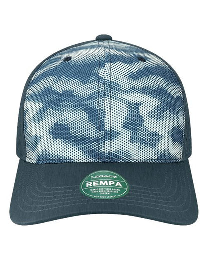 LEGACY Reclaim Mid-Pro Adjustable Cap - Navy Camo Dots Front