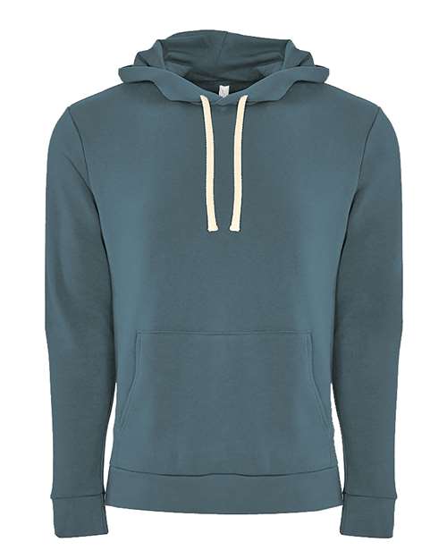Next Level Unisex Santa Barbara Hoodie Sweatshirt - Antique Denim Front