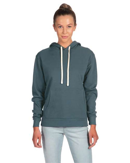 Next Level Unisex Santa Barbara Hoodie Sweatshirt - Model Front