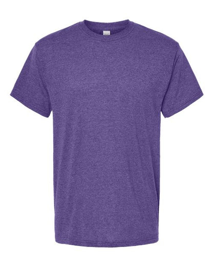 M&O Men's Gold Soft Touch T-Shirt - Heather Purple Front