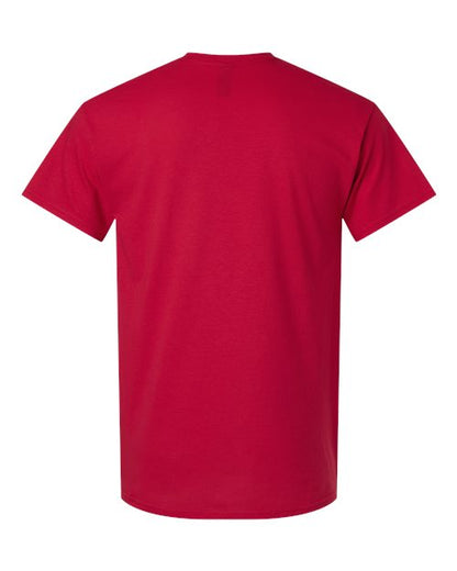 Unisex Light Cotton T-Shirt - Cherry Red Back
