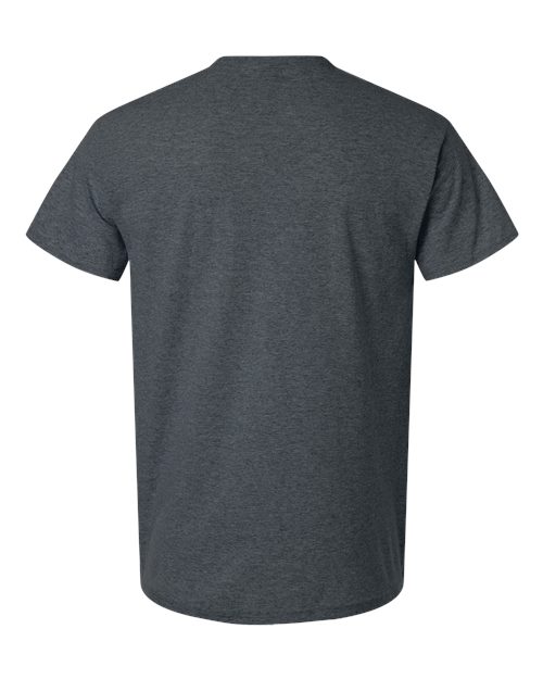 Unisex Light Cotton T-Shirt - Dark Heather Back