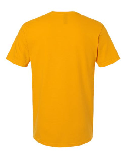 Unisex Light Cotton T-Shirt - Gold Back