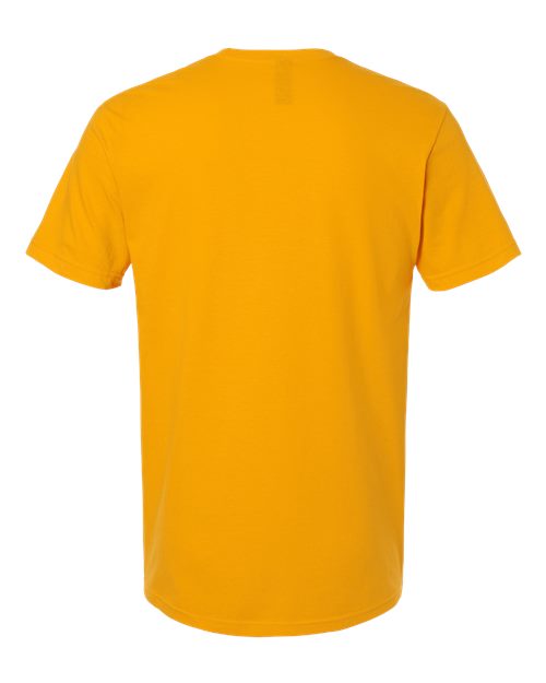 Unisex Light Cotton T-Shirt - Gold Back
