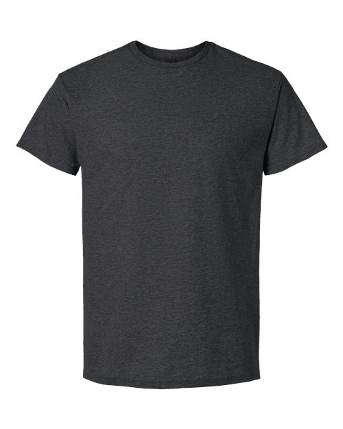 Unisex Light Cotton T-Shirt - Heather Dark Grey Front