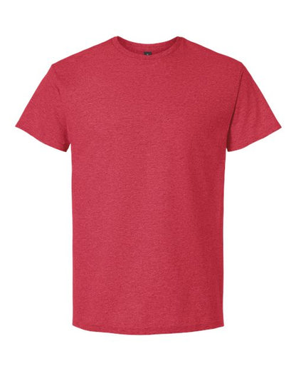 Unisex Light Cotton T-Shirt - Heather Red Front