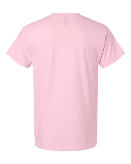 Unisex Light Cotton T-Shirt - Light Pink Back