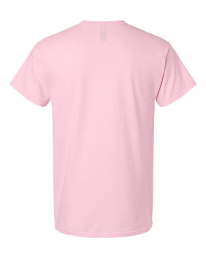 Unisex Light Cotton T-Shirt - Light Pink Back