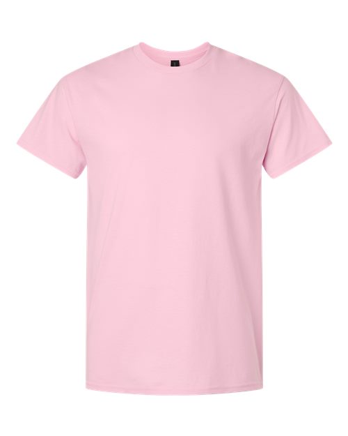 Unisex Light Cotton T-Shirt - Light Pink Front