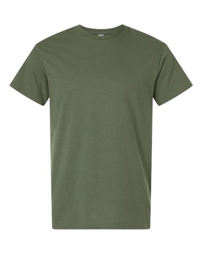 Unisex Light Cotton T-Shirt - Military Green Front