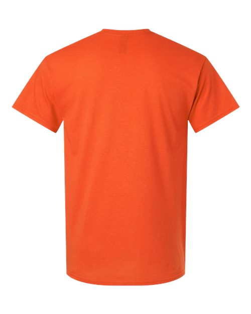 Unisex Light Cotton T-Shirt - Orange Back