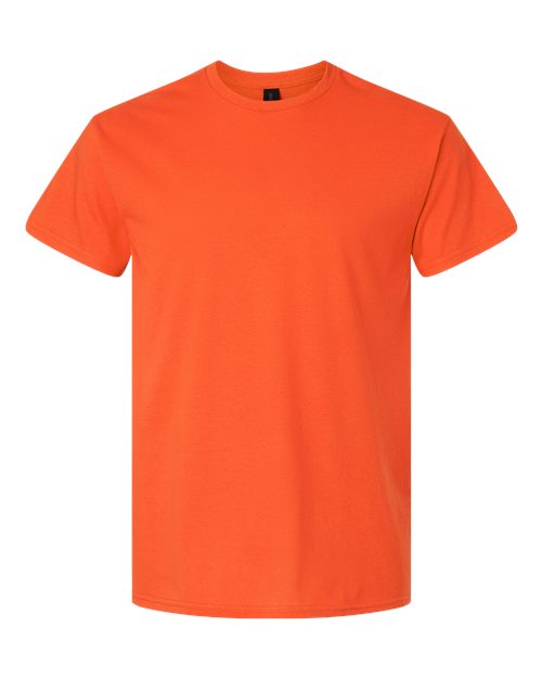Unisex Light Cotton T-Shirt - Orange Front