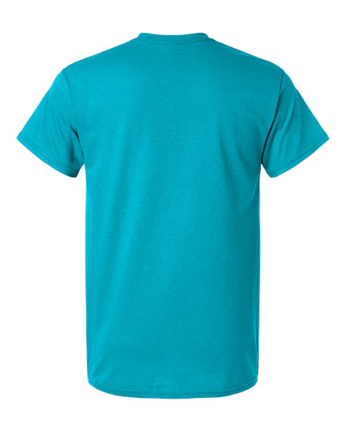 Unisex Light Cotton T-Shirt - Tropical Blue Back