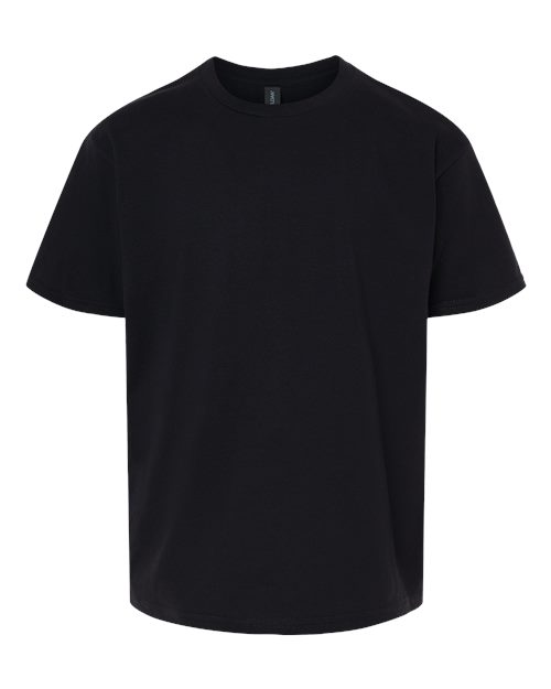 Youth Light Cotton T-Shirt - Black Front
