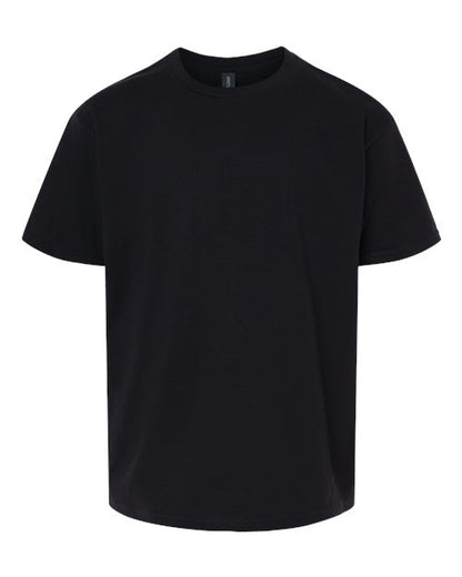 Youth Light Cotton T-Shirt - Black Front