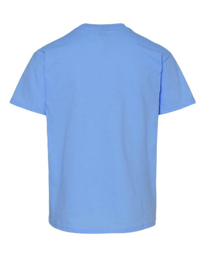 Youth Light Cotton T-Shirt - Carolina Blue Back