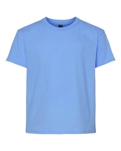 Youth Light Cotton T-Shirt - Carolina Blue Front