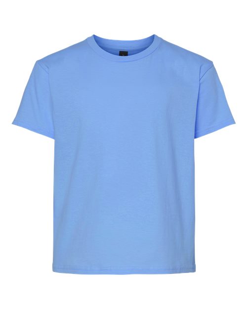 Youth Light Cotton T-Shirt - Carolina Blue Front
