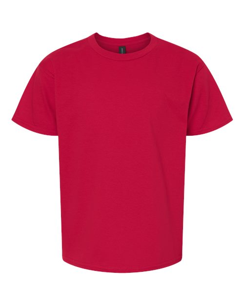 Gildan Youth Light Cotton T-Shirt - Cherry Red Front